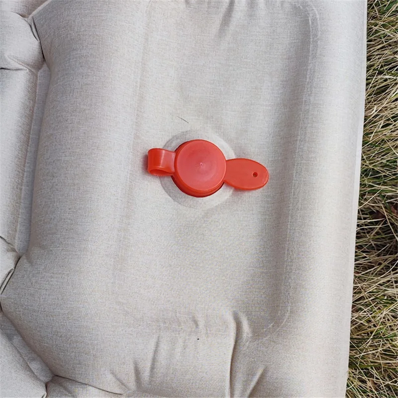 Camping Mattress Sleeping Mat Built-In Foot Pump Inflatable Sleeping Pad - Blue