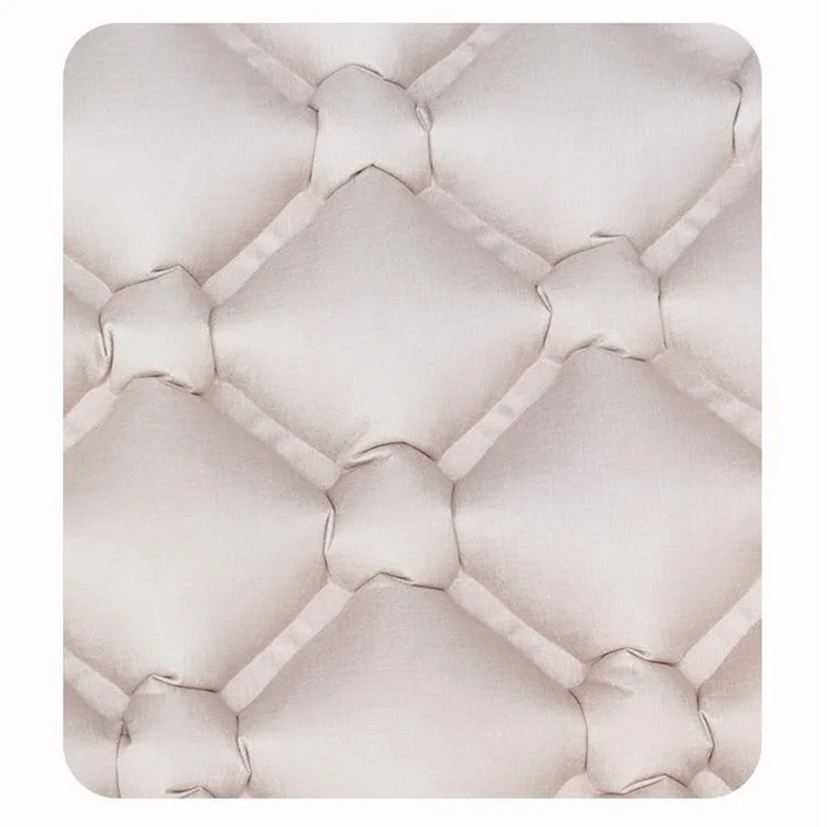 Matelas de camping Tapis de sommeil avec pompe à pied intégrée Matelas de couchage gonflable - Kaki