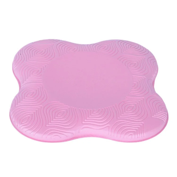 JH5974 20cm Yoga Knee Pad Kneeling Mat Non-Slip Support PU Cushion for Exercise - Pink