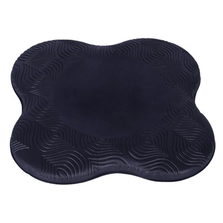 JH5974 20cm Yoga Knee Pad Kneeling Mat Non-Slip Support PU Cushion for Exercise - Black