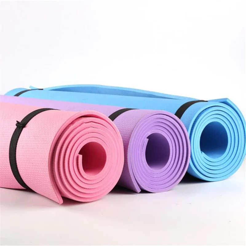 JH7484 rutschfeste Fitness-Matte EVA-Gymnastik-Matte für Yoga-Übungen Gym Pilates, 173x61x0,4 cm - Lila