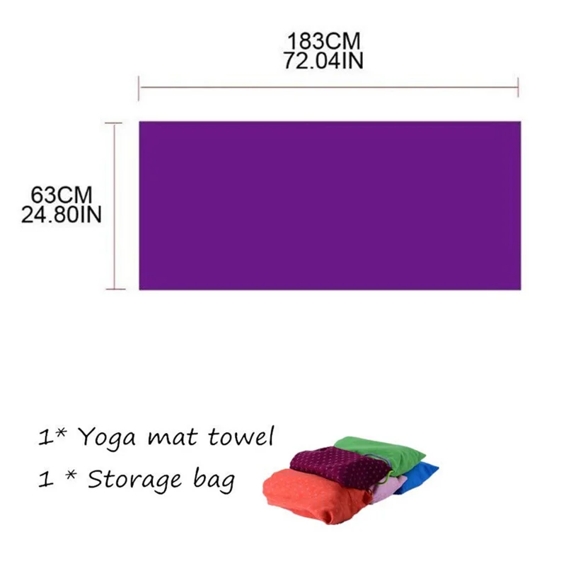 Manta de yoga extra grande com padrão de estrelas JH5886, toalha de flanela antiderrapante para pilates, 183 x 63 cm - Azul