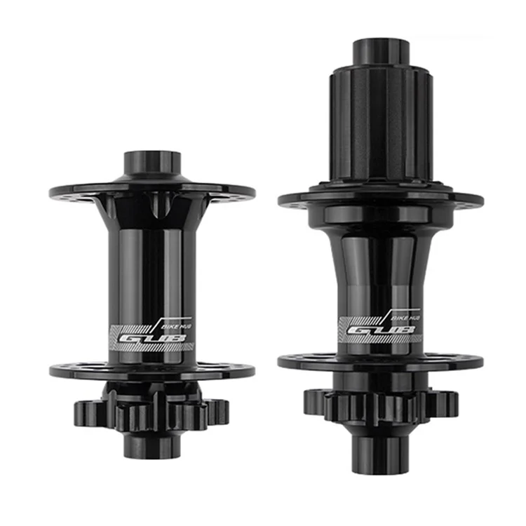 GUB 1281 MTB Aluminum Alloy 32-Hole Axle Hub Set Ultra-light Disc Brake Thru-Axle Front & Rear Hub for Outdoor Cycling Gear