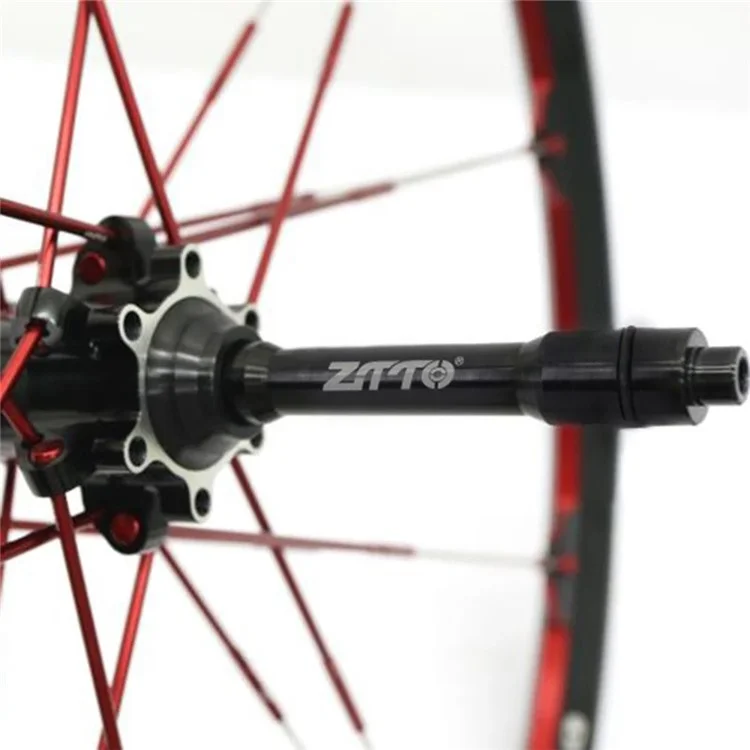 ZTTO Adaptador de eje de horquilla de rueda de bicicleta de aleación de aluminio con liberación rápida - 20x100 a 15x100