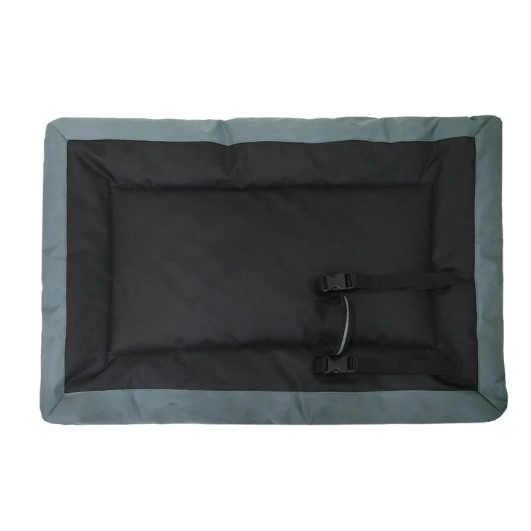 Outdoor Camping Dog Sleeping Mat 600D Oxford Cloth Pet Bed Rest Pad - Grey