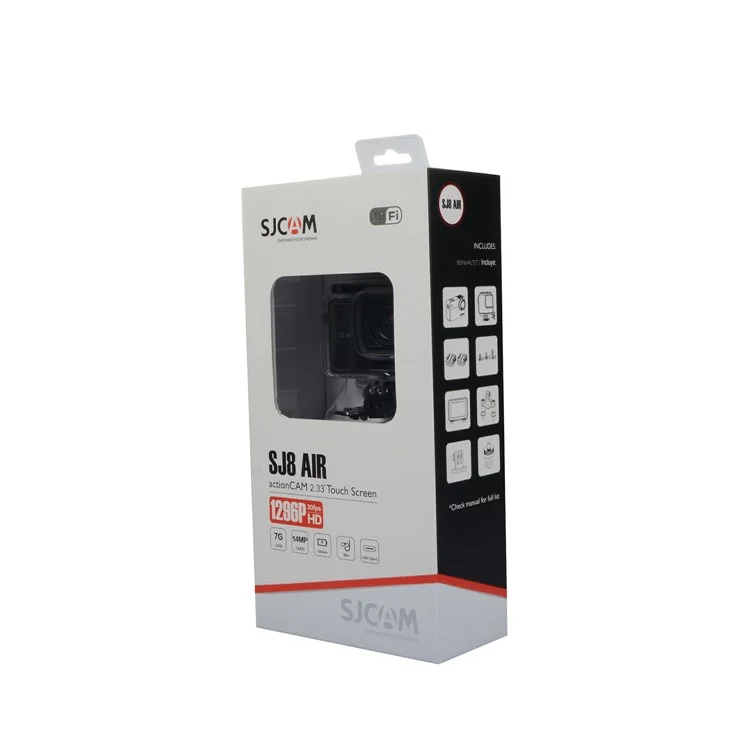 SJCAM SJ8 Air WiFi Fotocamera subacquea Fotocamera per immersioni con chip Novatek e sensori MN34110PA - Nero