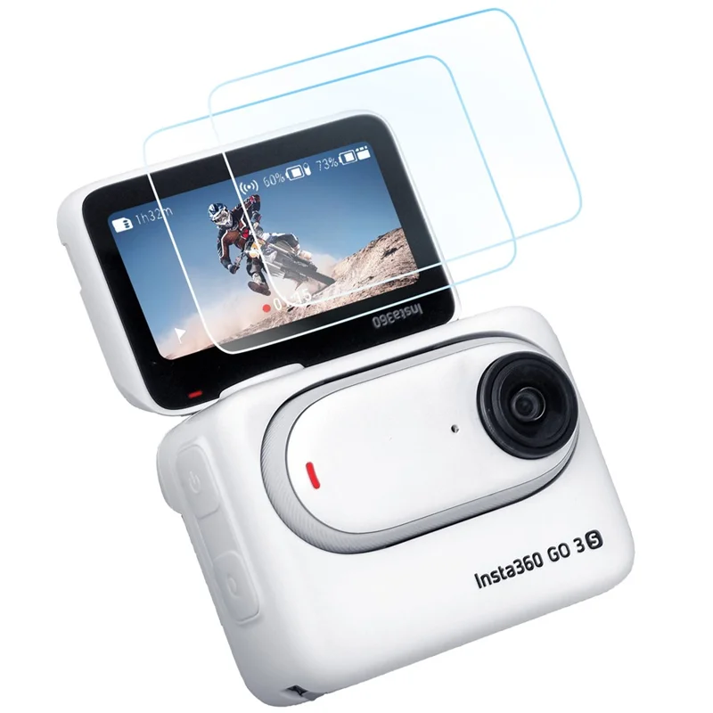 SUNNYLIFE G3S-BHM829 2Pcs for Insta360 GO 3 / GO 3S Camera Screen Protector Tempered Glass Film