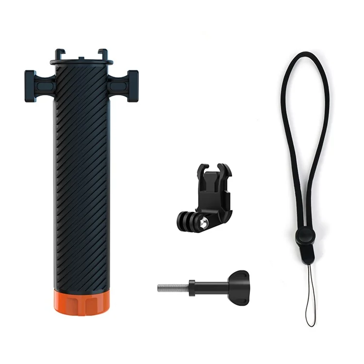 FLW006 Interfaccia a slitta fredda Impugnatura galleggiante a mano Bastone di galleggiabilità per immersioni per Gopro / DJI Action / Insta360 Sport Camera