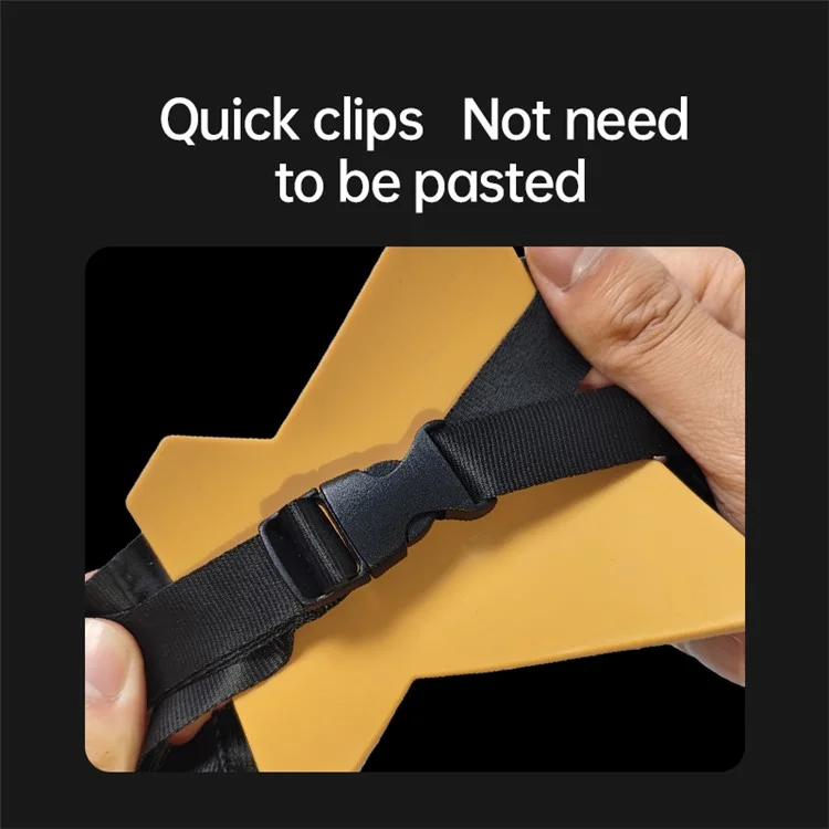 JX-XBDO1-MM Para Suporte de Queixo de Câmera de Ação GoPro com Base Magnética + Mini Adaptador + Clipe de Telefone
