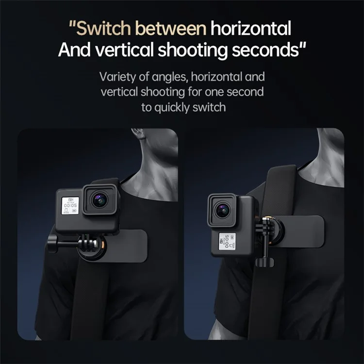 Gp-039 Clip to Backpack Camera Mount mit magnetischem Handyhalter + magnetischer Schnellwechselhalterung für GoPro
