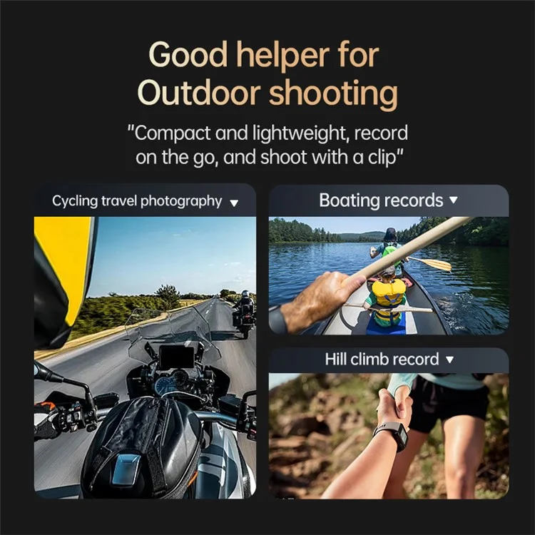 Gp-039 Clip to Backpack Camera Mount mit magnetischem Handyhalter + magnetischer Schnellwechselhalterung für GoPro