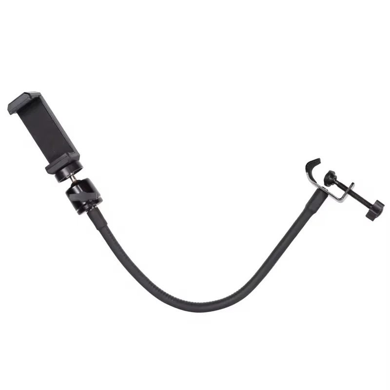X003 Metal Clamp Flexible Extension Hose Phone Holder for Photography Light Stand