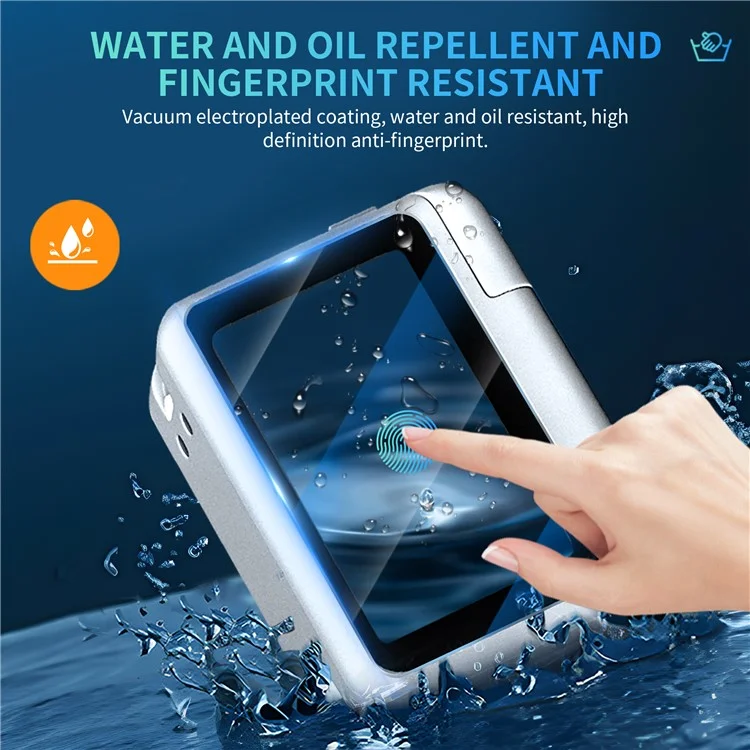 STARTRC 1144857 Pour Insta360 GO 3S 2Pcs Protecteur d'écran en verre trempé + 2Pcs Film de protection de l'objectif