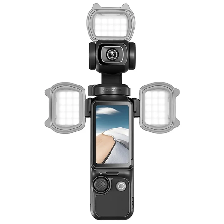 STARTRC 1140712 For DJI Osmo Pocket 3 Cat Ear Design LED Fill Light 3 Modes Magnetic Camera Fill Lamp