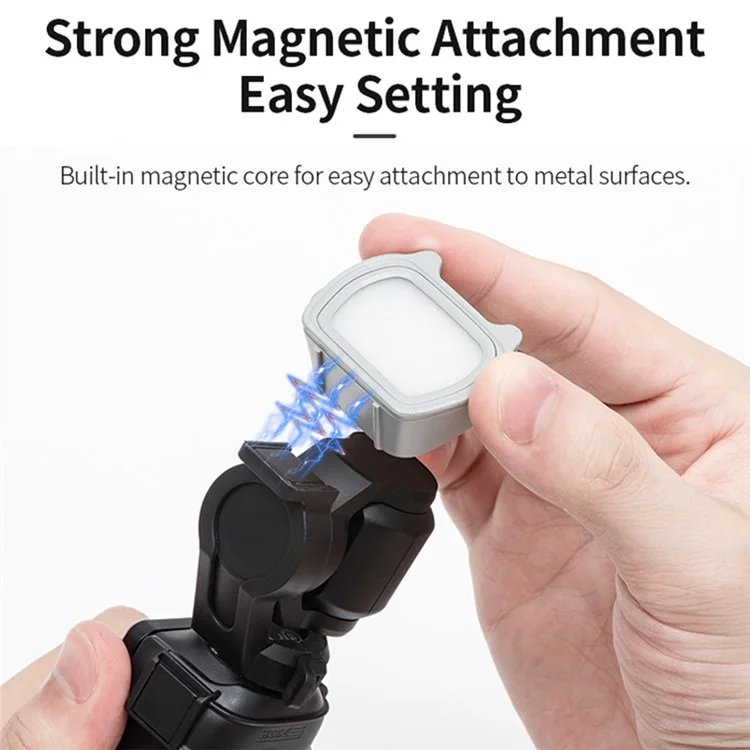 STARTRC 1140712 For DJI Osmo Pocket 3 Cat Ear Design LED Fill Light 3 Modes Magnetic Camera Fill Lamp