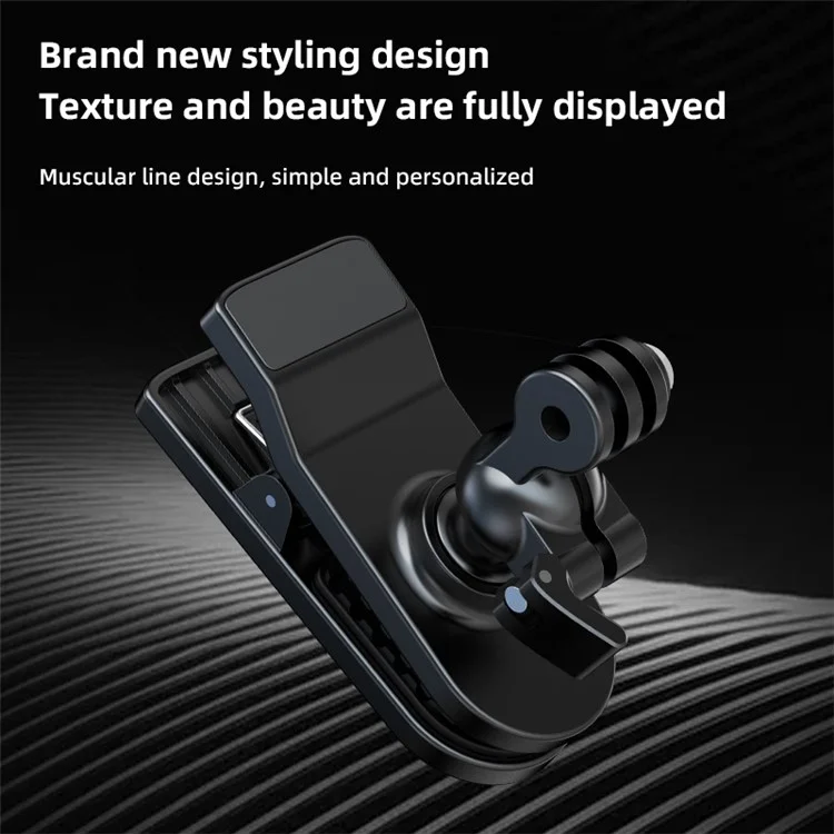 Pour GoPro / Dji / Insta360 Action Caméra 360 Degrés Rotation Backpack Clip Camera Mount Bracket