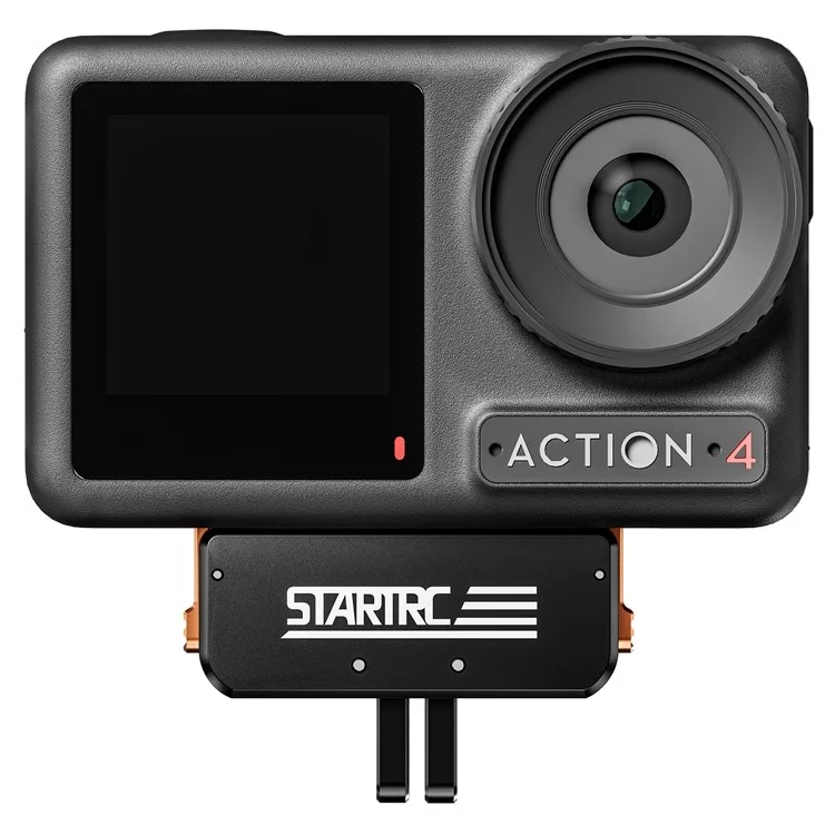 STARTRC 1146356 Expansion Adapter for DJI Osmo Action 4 / 3 Metal Magnetic Folding Expansion Base