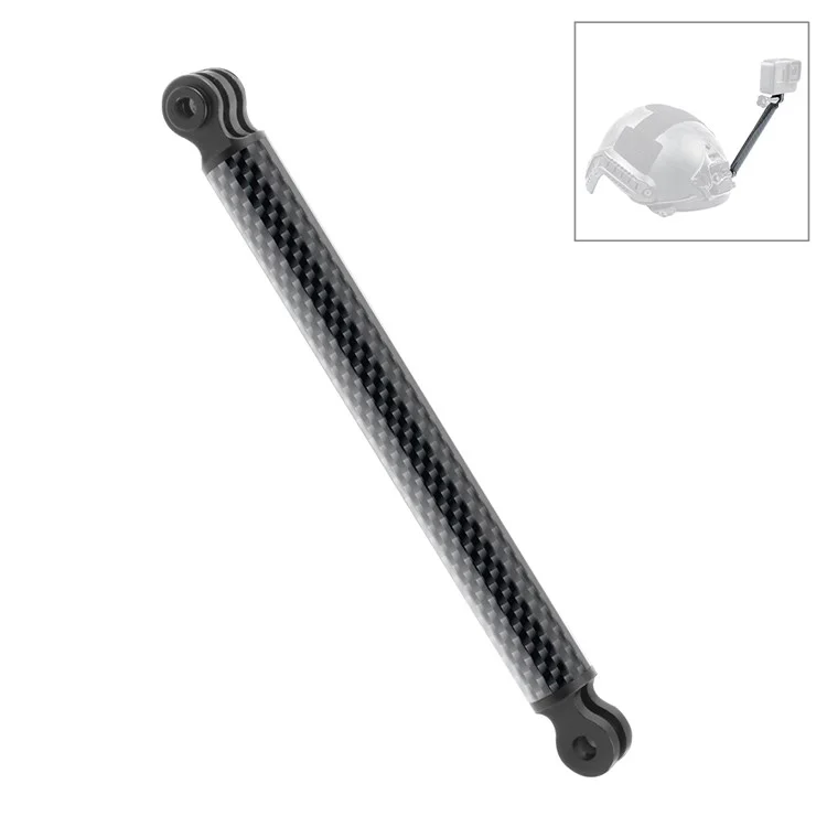 PULUZ PU602 165mm Aluminum Alloy Carbon Fiber Camera Extension Rod