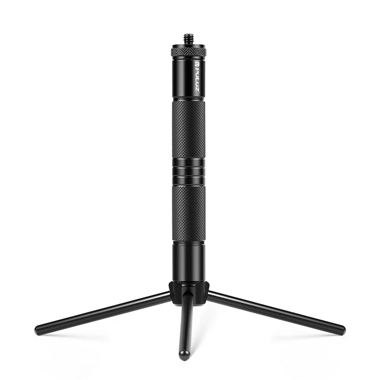 PULUZ PU906 Mini Outdoor Camping Folding Aluminum Alloy Tripod Sports Camera Phone Live Streaming Bracket