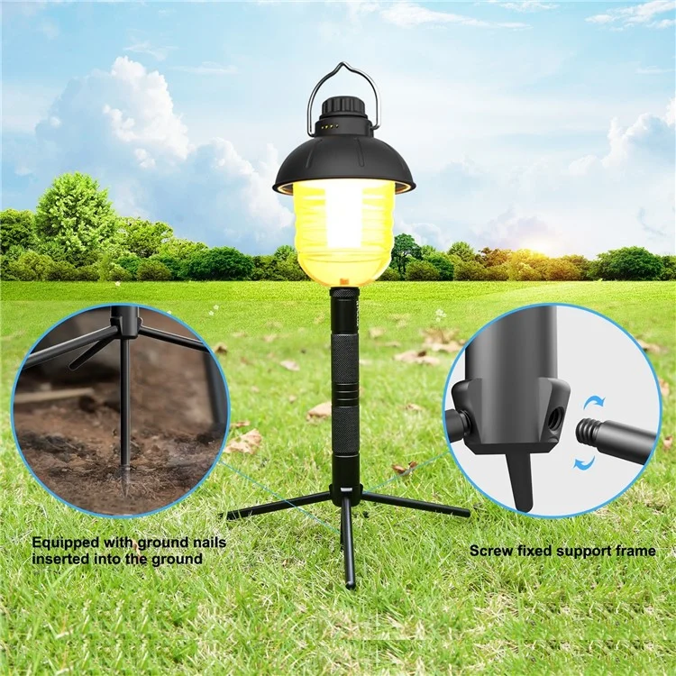 PULUZ PU906 Mini Outdoor Camping Folding Aluminum Alloy Tripod Sports Camera Phone Live Streaming Bracket