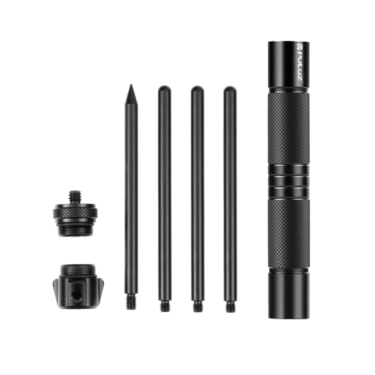 PULUZ PU906 Mini Outdoor Camping Folding Aluminum Alloy Tripod Sports Camera Phone Live Streaming Bracket