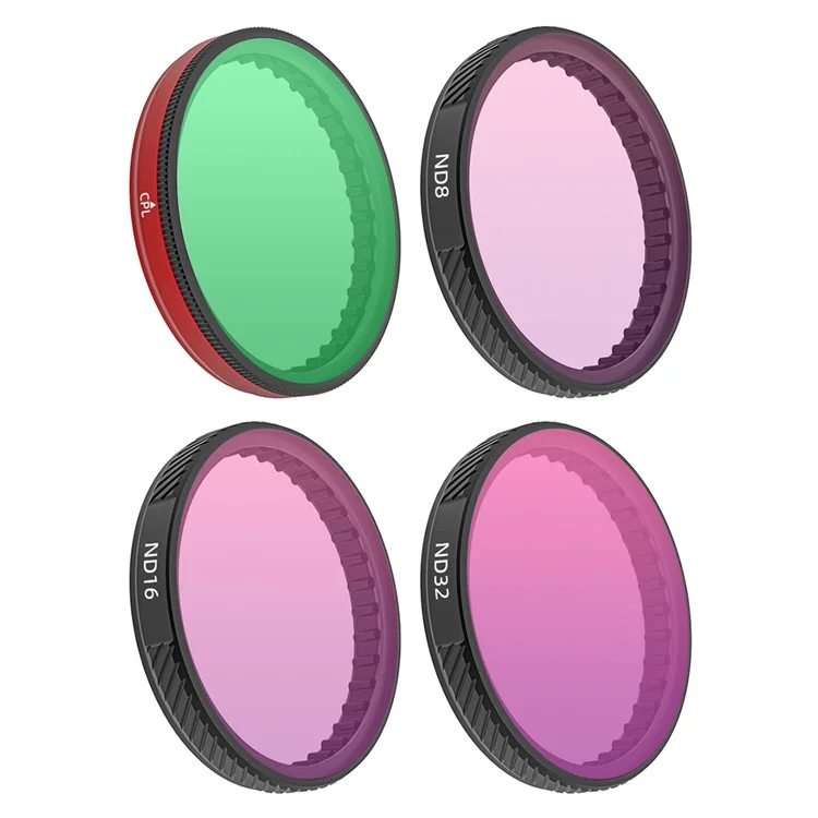 SUNNYLIFE OA5-FI906 Per DJI Osmo Action 5 Pro / 4 / 3 Fotocamera Filtro Ottico in Vetro CPL+ND8+ND16+ND32