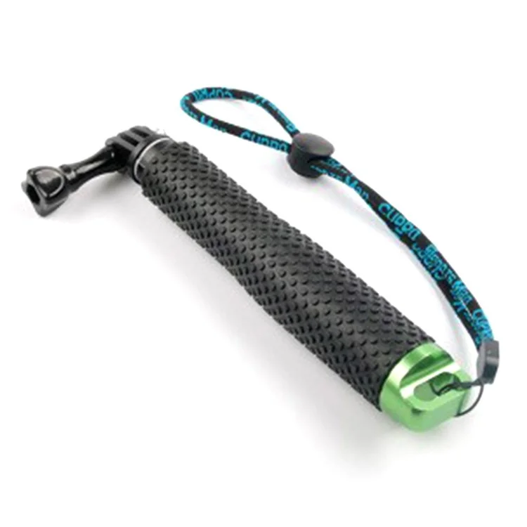 For GoPro Extendable Selfie Stick 19-inch Non-Slip Handle Aluminum Alloy Selfie Stick - Green