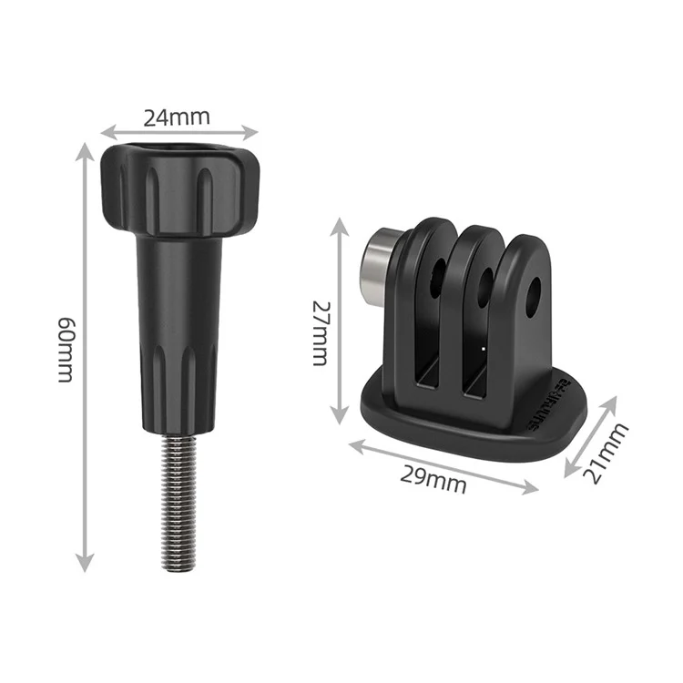 Adaptateur trépied connecteur pour caméra sportive réglable en plastique SUNNYLIFE AD920