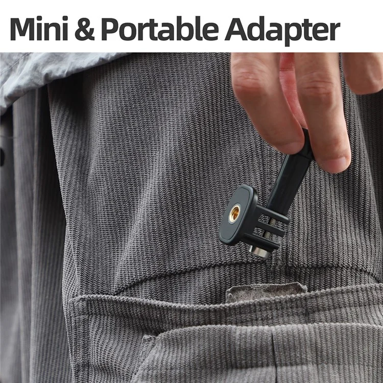 Adaptateur trépied connecteur pour caméra sportive réglable en plastique SUNNYLIFE AD920