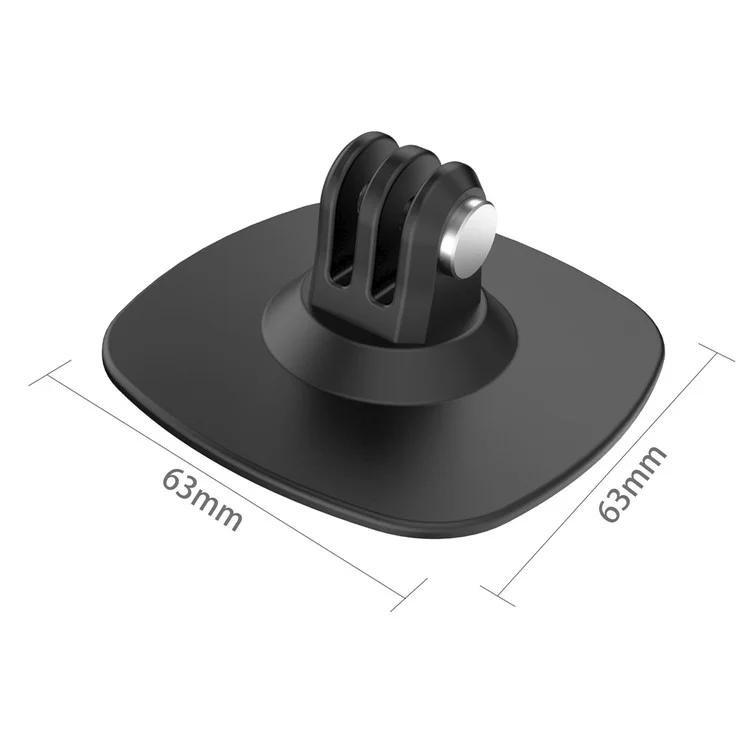 GP383 TPU + Composite Nylon Motorcycle Helmet Camera Mount Adhesive Adapter for GoPro Insta360 - Style 2