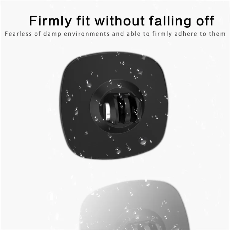 GP383 TPU + Composite Nylon Motorcycle Helmet Camera Mount Adhesive Adapter for GoPro Insta360 - Style 2