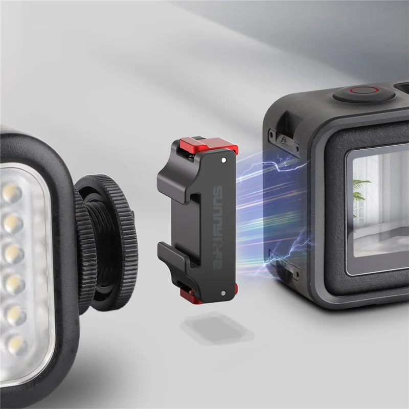SUNNYLIFE AD938 Adaptador de zapata fría magnética de liberación rápida para DJI Osmo Action 5 Pro / 4 / 3