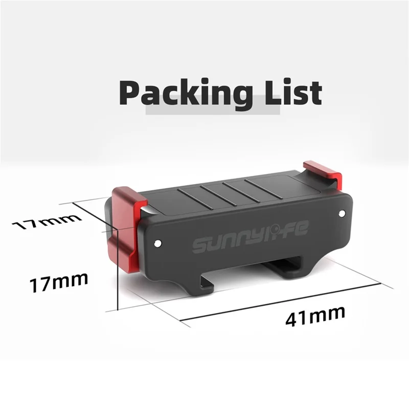 SUNNYLIFE AD938 Adaptador de zapata fría magnética de liberación rápida para DJI Osmo Action 5 Pro / 4 / 3