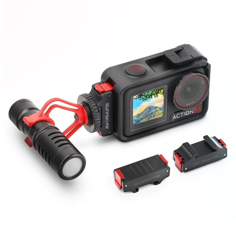 SUNNYLIFE AD938 Adaptador de zapata fría magnética de liberación rápida para DJI Osmo Action 5 Pro / 4 / 3