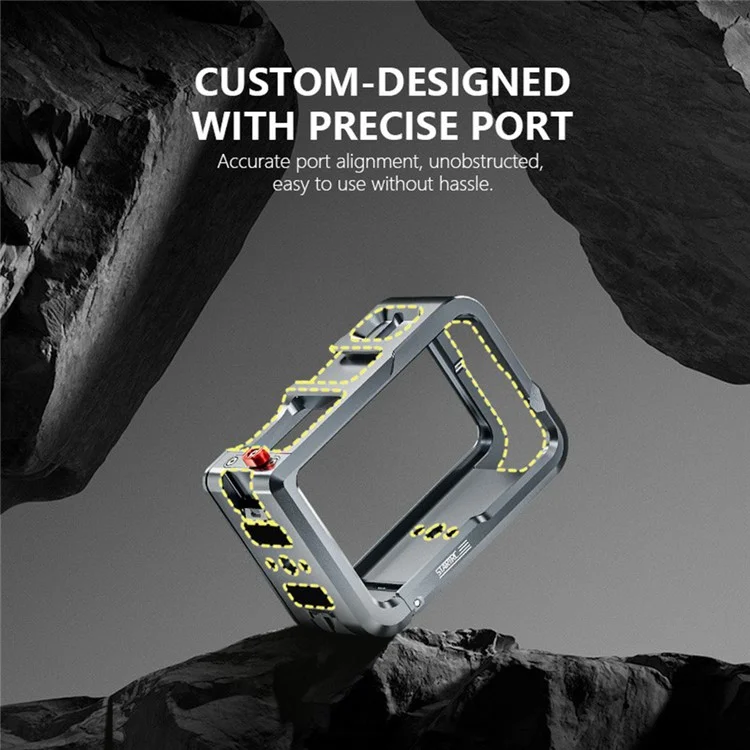 Cage d'extension en métal STARTRC 1145595 pour caméra sportive DJI Osmo Action 5 Pro