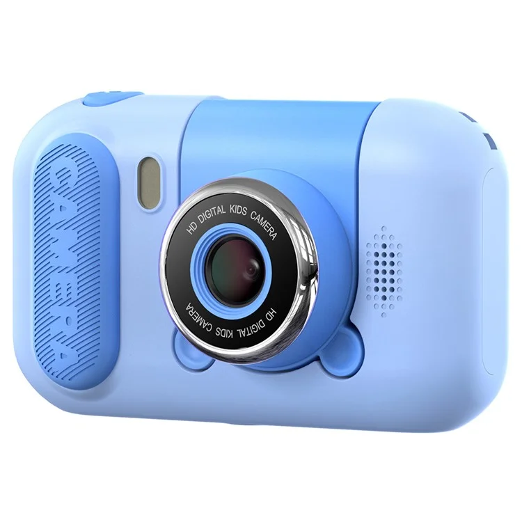 F79 2.4 Inch Screen Kids Digital Camera Flip Lens HD Children Photography Camera - Blue