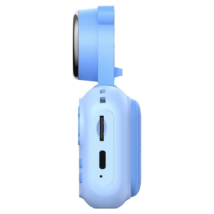 F79 2.4 Inch Screen Kids Digital Camera Flip Lens HD Children Photography Camera - Blue