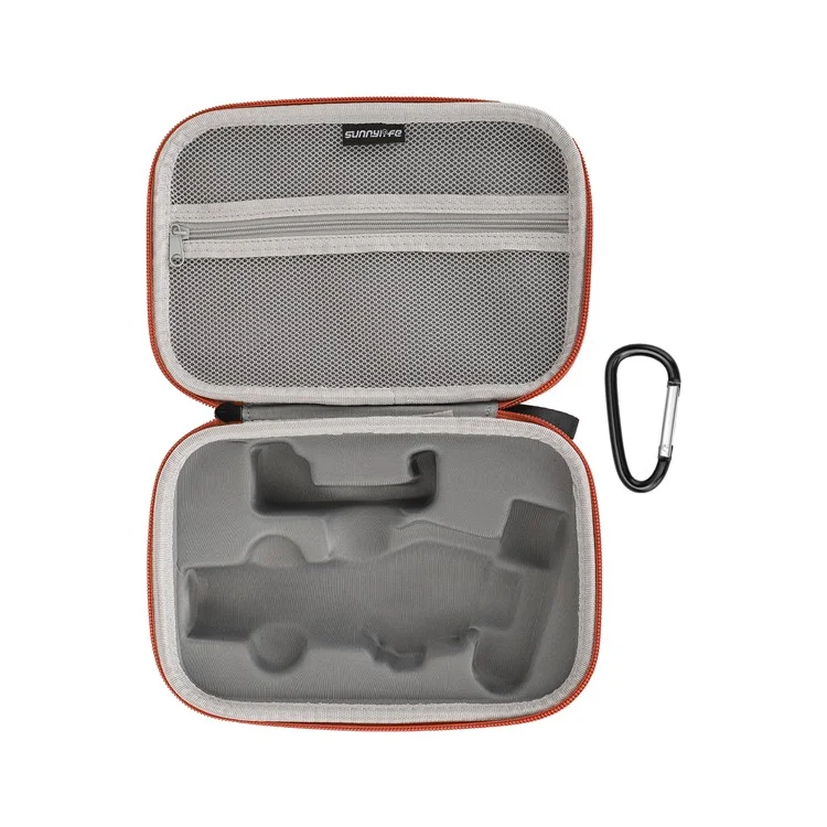 SUNNYLIFE O7P-B984 For DJI Osmo Mobile 7 Pro Storage Case Leather EVA Carrying Bag - Orange