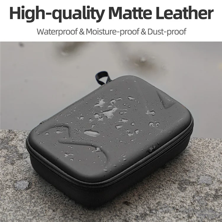 SUNNYLIFE O7P-B984 For DJI Osmo Mobile 7 Pro Storage Case Leather EVA Carrying Bag - Orange