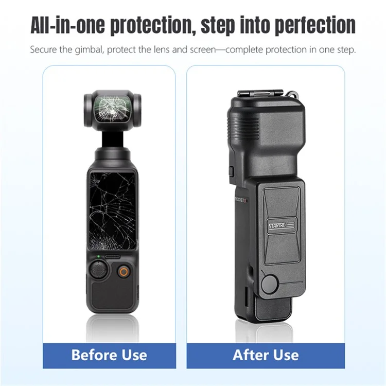STARTRC 1157079 V2 For DJI Osmo Pocket 3 Gimbal Protective Cover Screen Joystick Buttons Protector