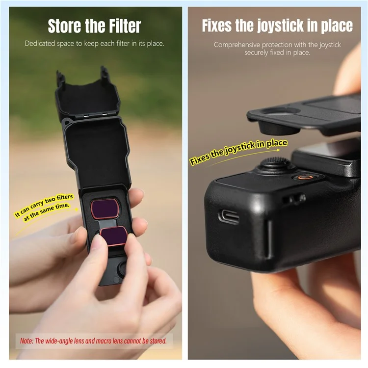 STARTRC 1157079 V2 For DJI Osmo Pocket 3 Gimbal Protective Cover Screen Joystick Buttons Protector