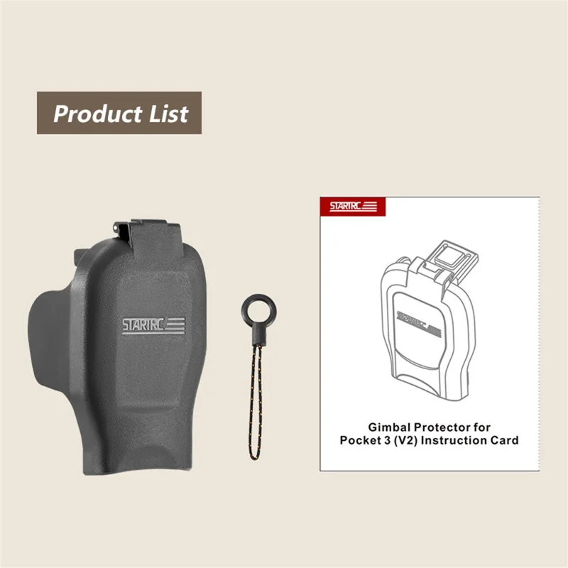 STARTRC 12150095 Versión Corta V2 Funda Protectora de Plástico para DJI Osmo Pocket 3