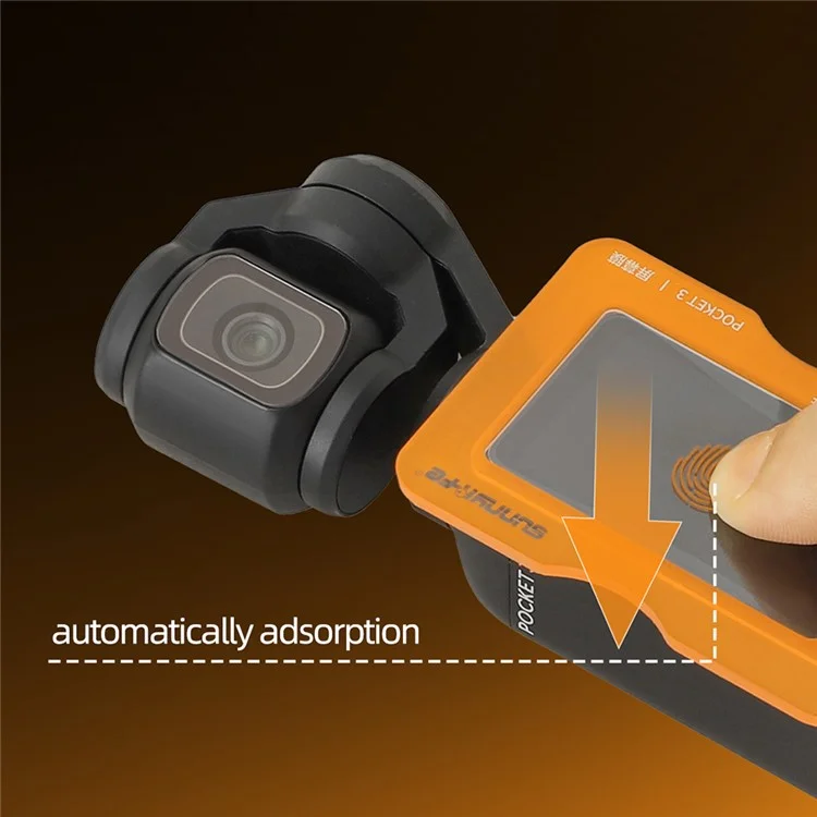 SUNNYLIFE OP3-BHM993 For DJI Osmo Pocket 3 AR Tempered Glass Screen Protector with Positioning Tool
