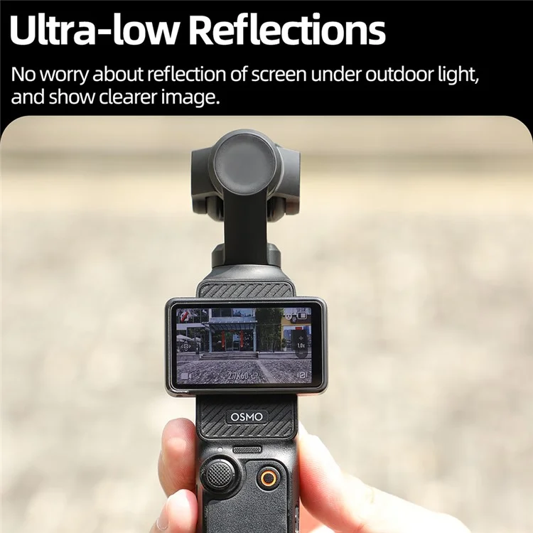 SUNNYLIFE OP3-BHM992 Per DJI Osmo Pocket 3 Film Lente AR + Protezione Schermo in Vetro Temperato con Strumento di Posizionamento