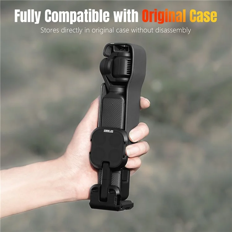STARTRC 1157475 Magnetischer Erweiterungsadapter in L-Form für DJI Osmo Pocket 3 - Vielseitiges Kamerazubehör