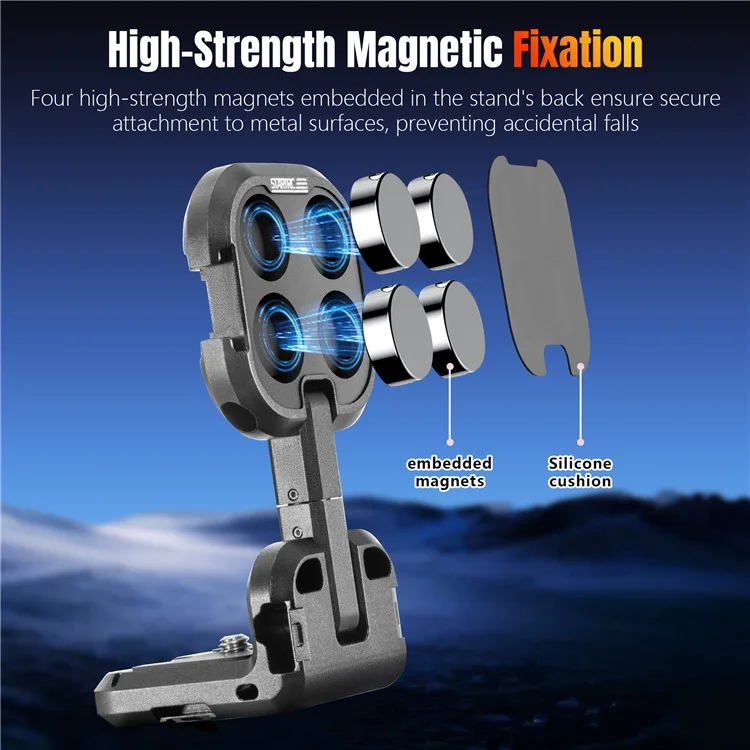 STARTRC 1157475 Magnetischer Erweiterungsadapter in L-Form für DJI Osmo Pocket 3 - Vielseitiges Kamerazubehör