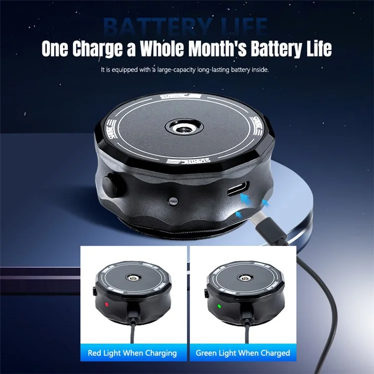 STARTRC 12180048 Universal Electric Magnetic Vacuum Suction Cup Mount Adapter for Action Cameras  /  Phones