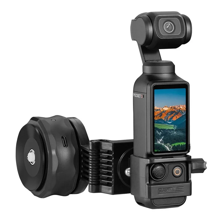 STARTRC 12180048 Universal Electric Magnetic Vacuum Suction Cup Mount Adapter for Action Cameras  /  Phones