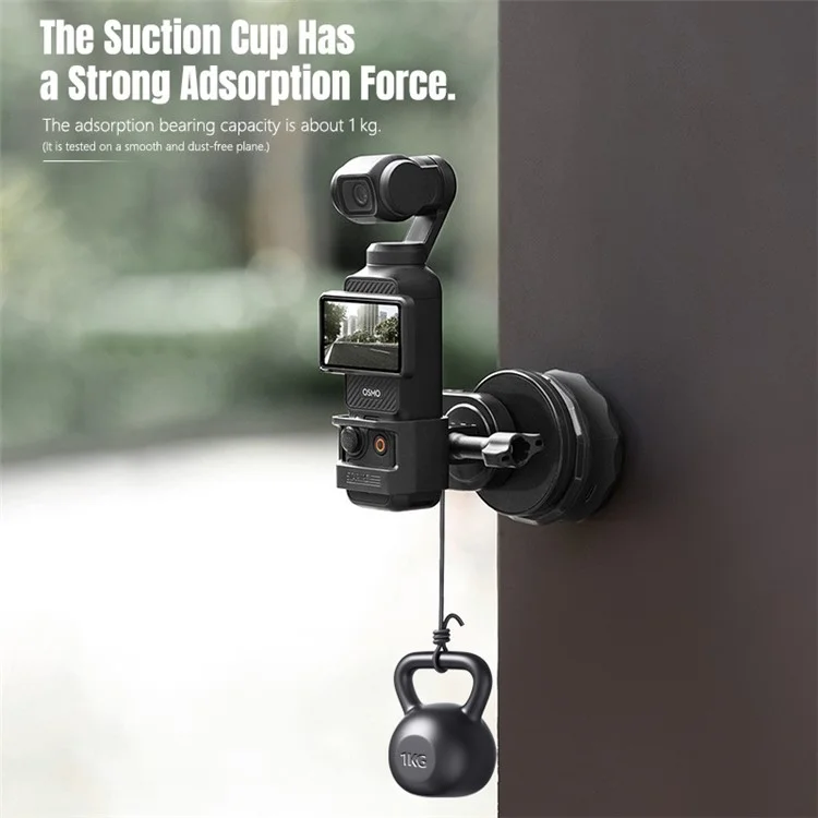 STARTRC 12180048 Universal Electric Magnetic Vacuum Suction Cup Mount Adapter for Action Cameras  /  Phones