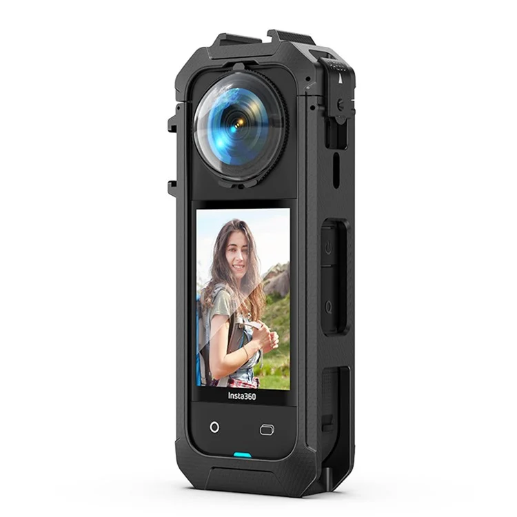 Marco protector magnético de liberación rápida de plástico para cámara de acción panorámica Insta360 X5